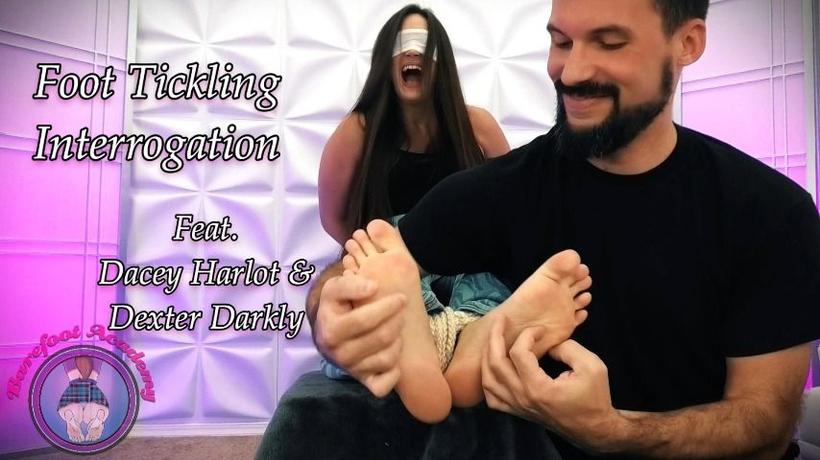 Cover Dacey Harlot - Foot Tickling Interrogation - BarefootAcademy, ManyVids