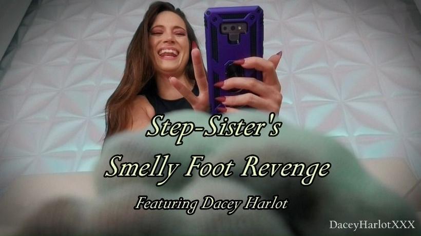 Cover Dacey Harlot - Step-Sister Smelly Foot Revenge - TheHarlotHouse, ManyVids