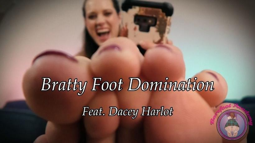 Cover Dacey Harlot - Bratty Foot Domination - BarefootAcademy, ManyVids