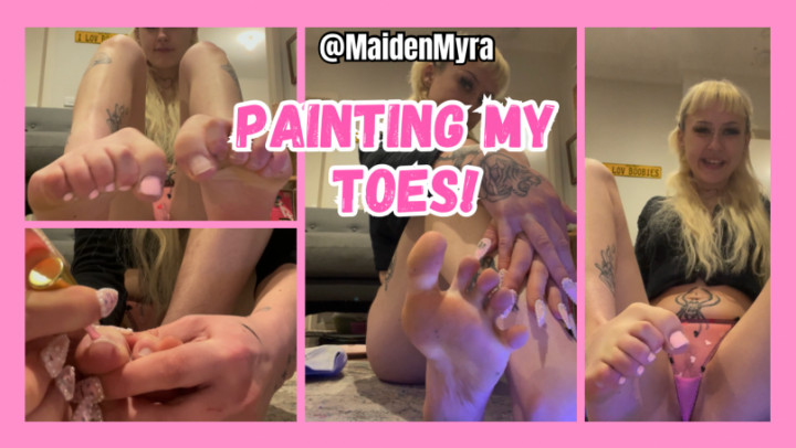 Cover maiden_myra - Painting My Pretty Toes - ManyVids