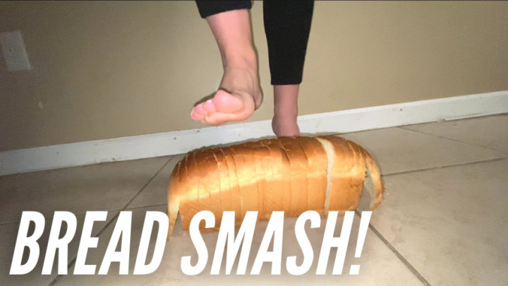 Cover Ivys Feet - Foot Crush Fetish Smashing Bread - ManyVids