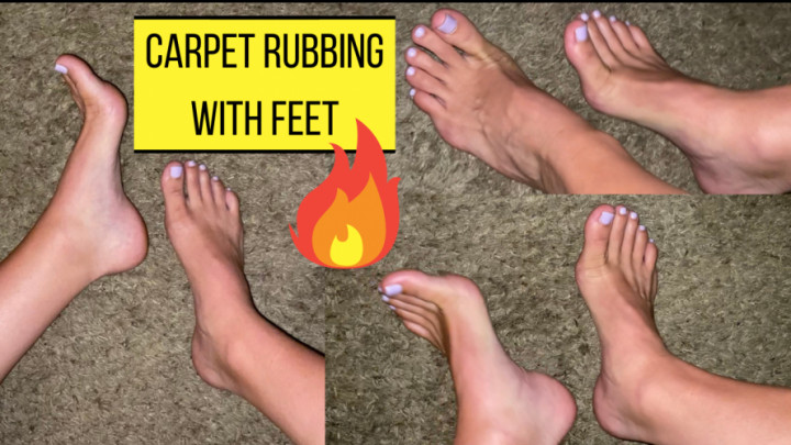 Cover Ivys Feet - Carpet Rubbing With Feet - ManyVids