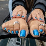 Preview 6 Alexia_Ramsey (25 Photo Set) My New Super Blue Pedi! - OnlyFans