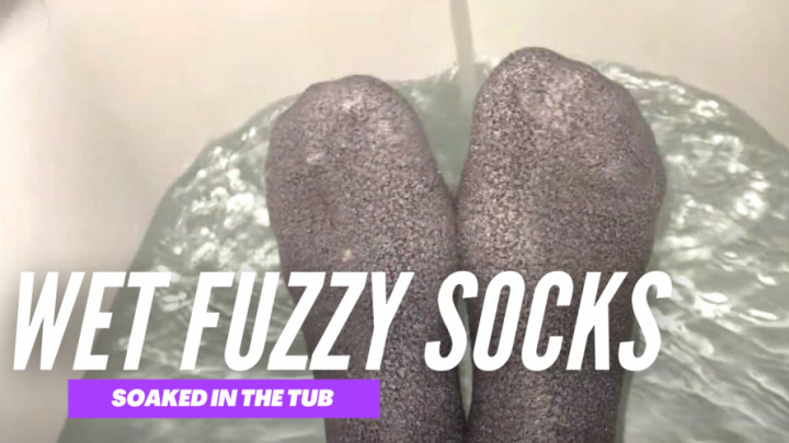 Cover Ivys Feet - Wet Fuzzy Socks *Soaked In Tub - ManyVids