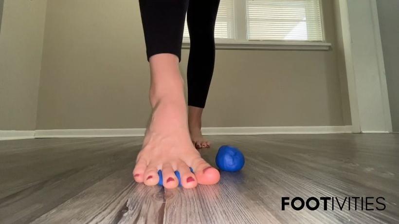 Cover Ivys Feet - Blue Balls Crush Soft Barefoot Stomp - ManyVids