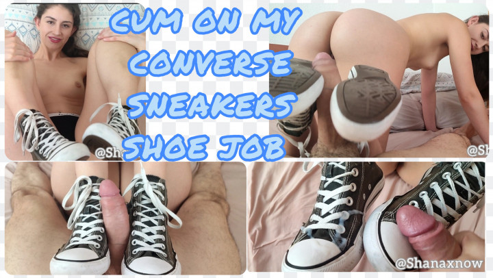 Cover Alfxnow - Fetish Sneaker Shoejob, Reverse Shoejob Cum On Her Converse - ManyVids