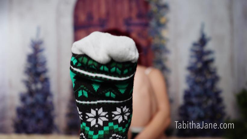 Cover TheTabithaJane - Christmas Sock Tease - ManyVids
