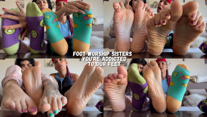 Cover Gypsy Maya - Foot Worship Sisters - You'Re Addicted To Our Feet - ManyVids