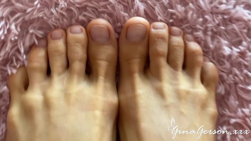 Cover Gina Gerson - Foot Fetish Solo - ManyVids