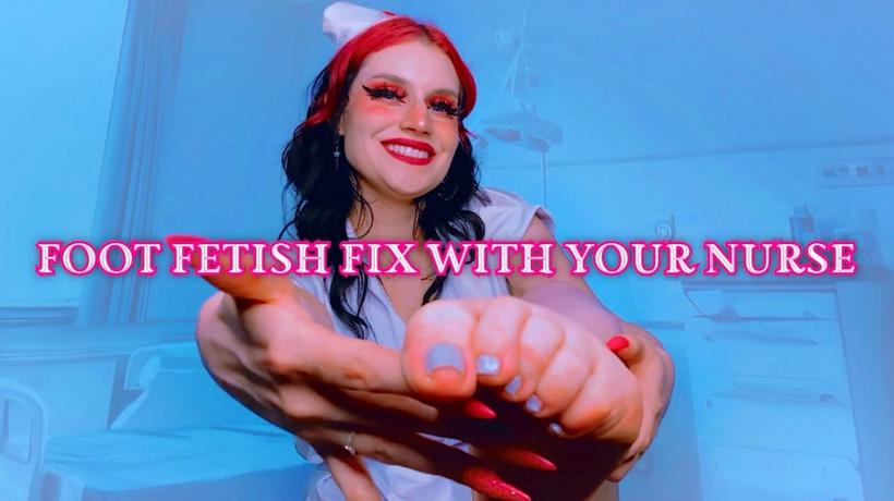 Cover Starry Yume - Foot Fetish Fix With Your Nurse - ManyVids