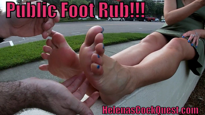 Cover Helenas Cock Quest - Helena Price Public Foot Fetish Massage - ManyVids