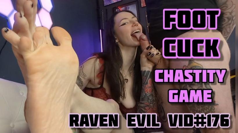 Cover RavennDick - Foot Cuck Chastity Game - ManyVids