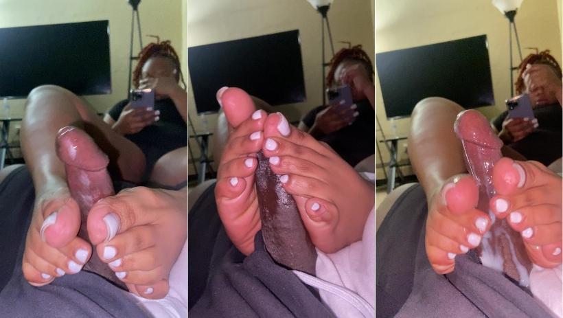 Cover First White Toes Footjob Cumshot - A1fetishh