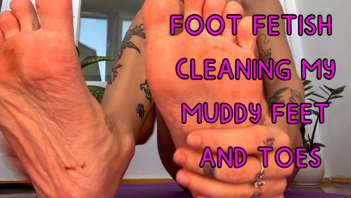 Cover cutielanalova - Foot Fetish / Toe Sucking / Cleaning My Muddy Feet And Toes - ManyVids