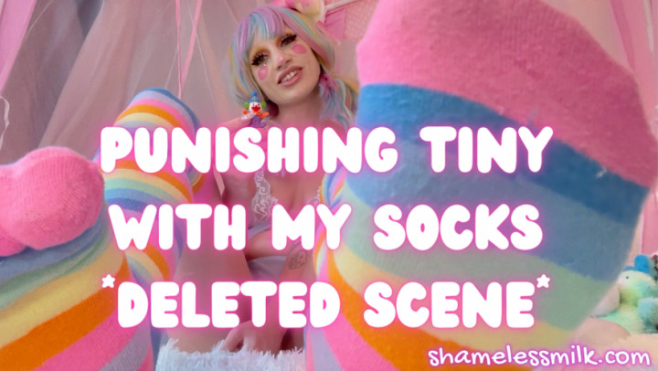 Cover moreshameless - Punishing Tiny With Socks Giantess Deleted Scene - ManyVids