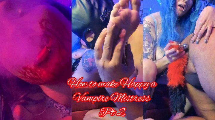 Cover KimmyVampire - How To Make Happy A Vampire Mistress Pt 2 - ManyVids