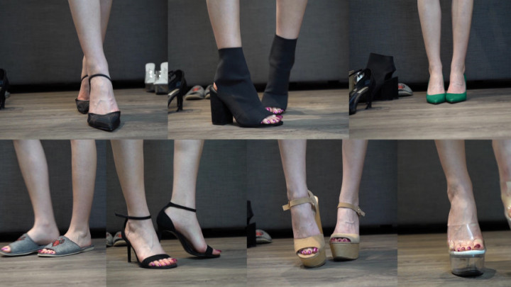 Cover Imilia Audley - Shoes Try On - 7 Pairs - ManyVids