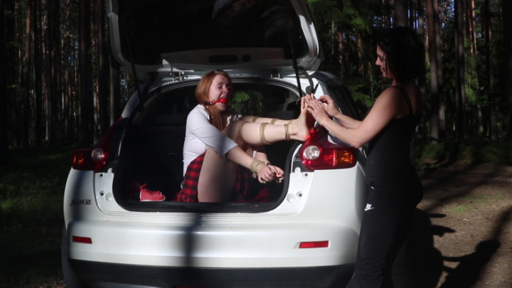 Cover Russian girls fetish - Tickling for taken away girl in trunk - ManyVids