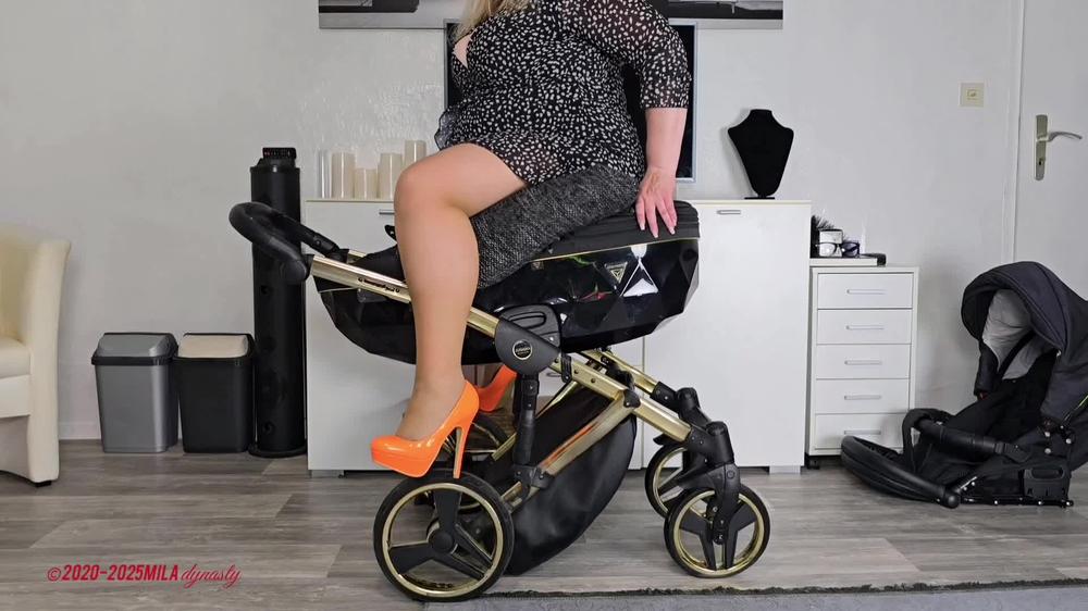 Cover Mila - Bad Stepmom And Junama Pram - Jumping (V01) - Crush Feet Fetish by Mila