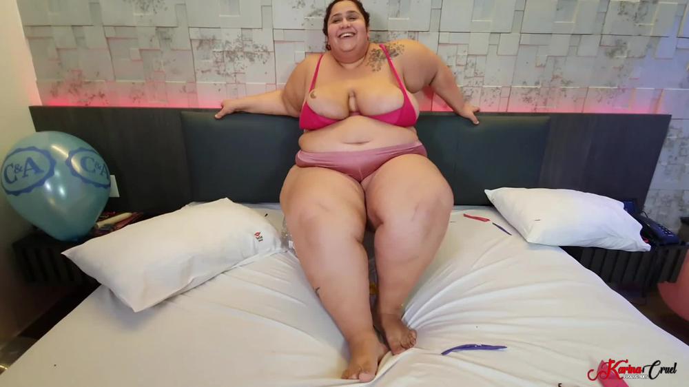 Cover Lonely Party - By Samy Bbw - Full Version In Full Hd - Kc 2024!!! - Karina Cruel Balloons