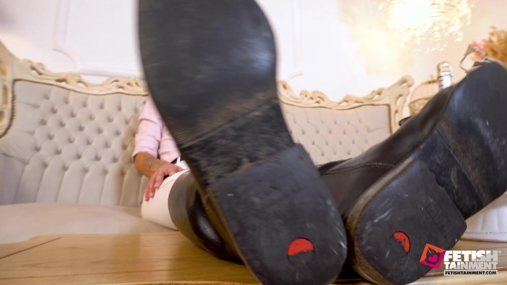 Cover Lick My Dirty Riding Boots Clean! ( Boot Humiliation With Miss Lilly ) - 4K Uhd Mp4 - FEMDOMSQUAD Video Store