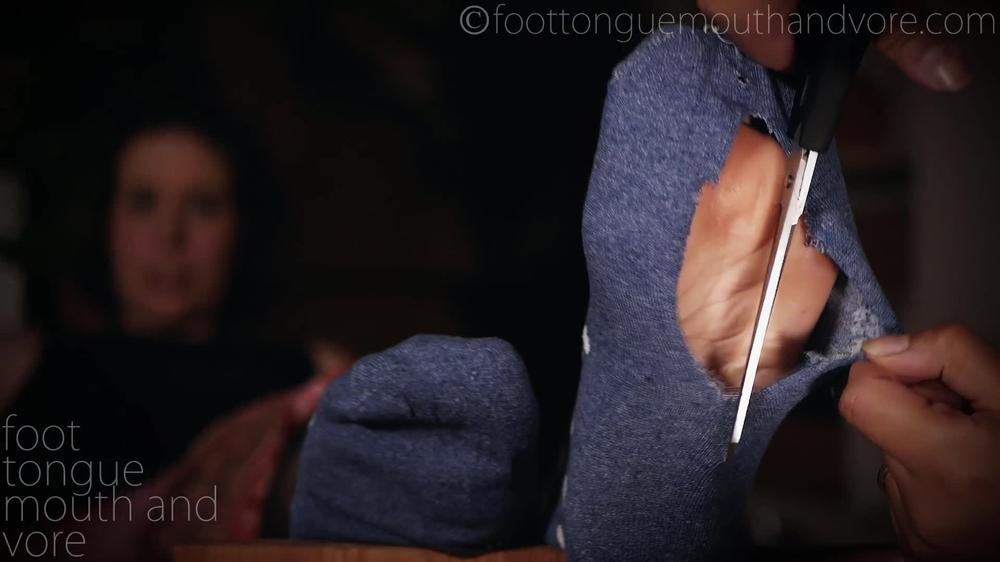 Cover Sockenhasserin - The Sock Hater (A Foot Fetish Mini-Movie In German - Auf Deutsch) - Foot Tongue Mouth and Vore